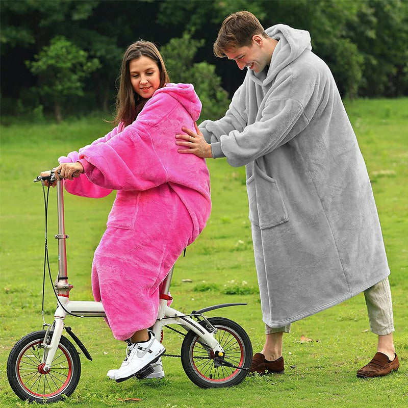 Wearable Cozy Oversized  Sweatshirt Blanket