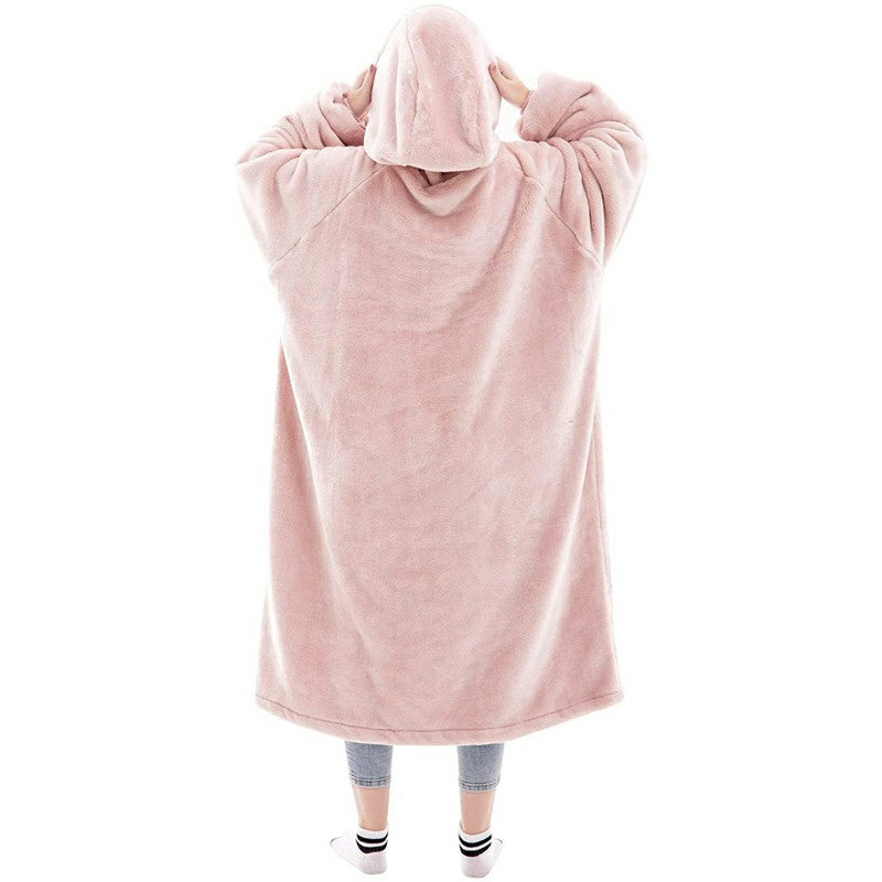 Wearable Cozy Oversized  Sweatshirt Blanket