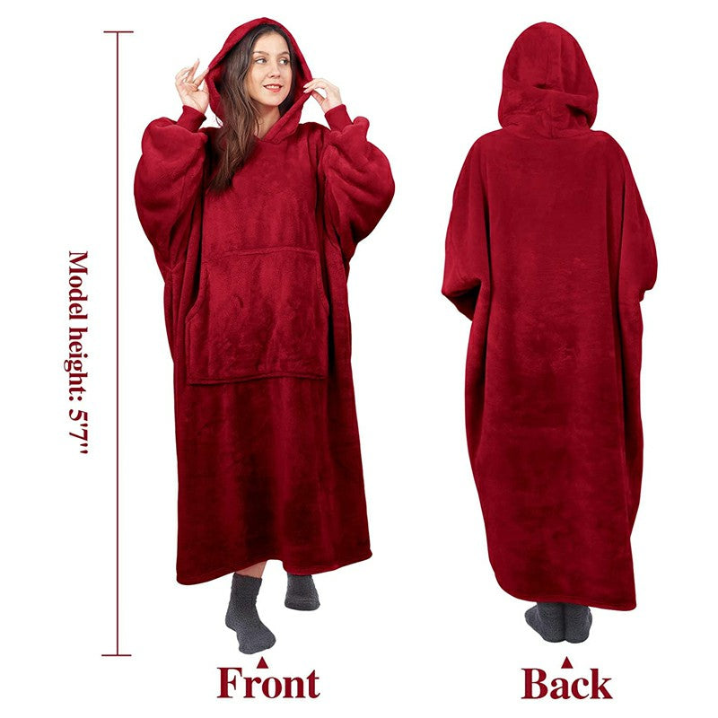 Wearable Cozy Oversized  Sweatshirt Blanket