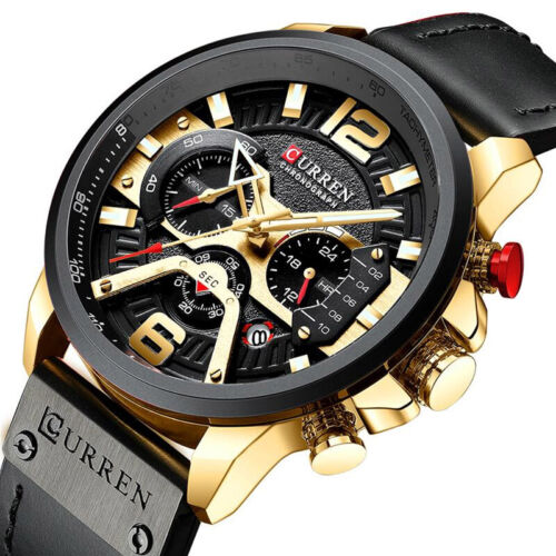 Mens Luxury Watch Army Military Chronograph Date Quartz Wrist Watches Waterproof