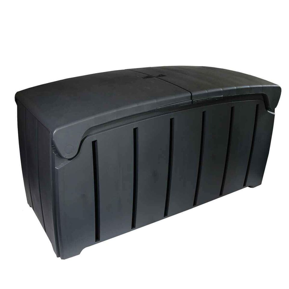 Plastic 322L Storage Box Black