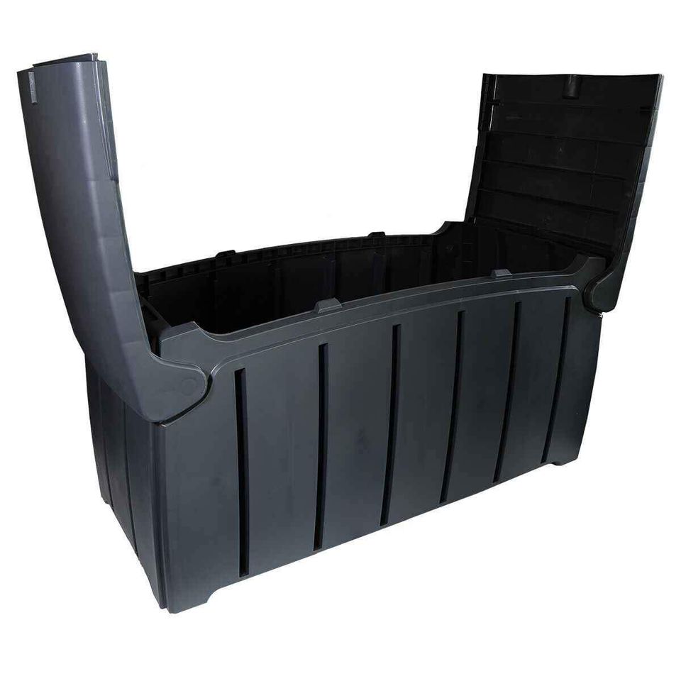 Plastic 322L Storage Box Black