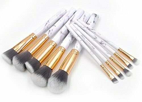 10 Pcs Kabuki Make up Brushes Eye shadow Blusher Face Powder Makeup Brush