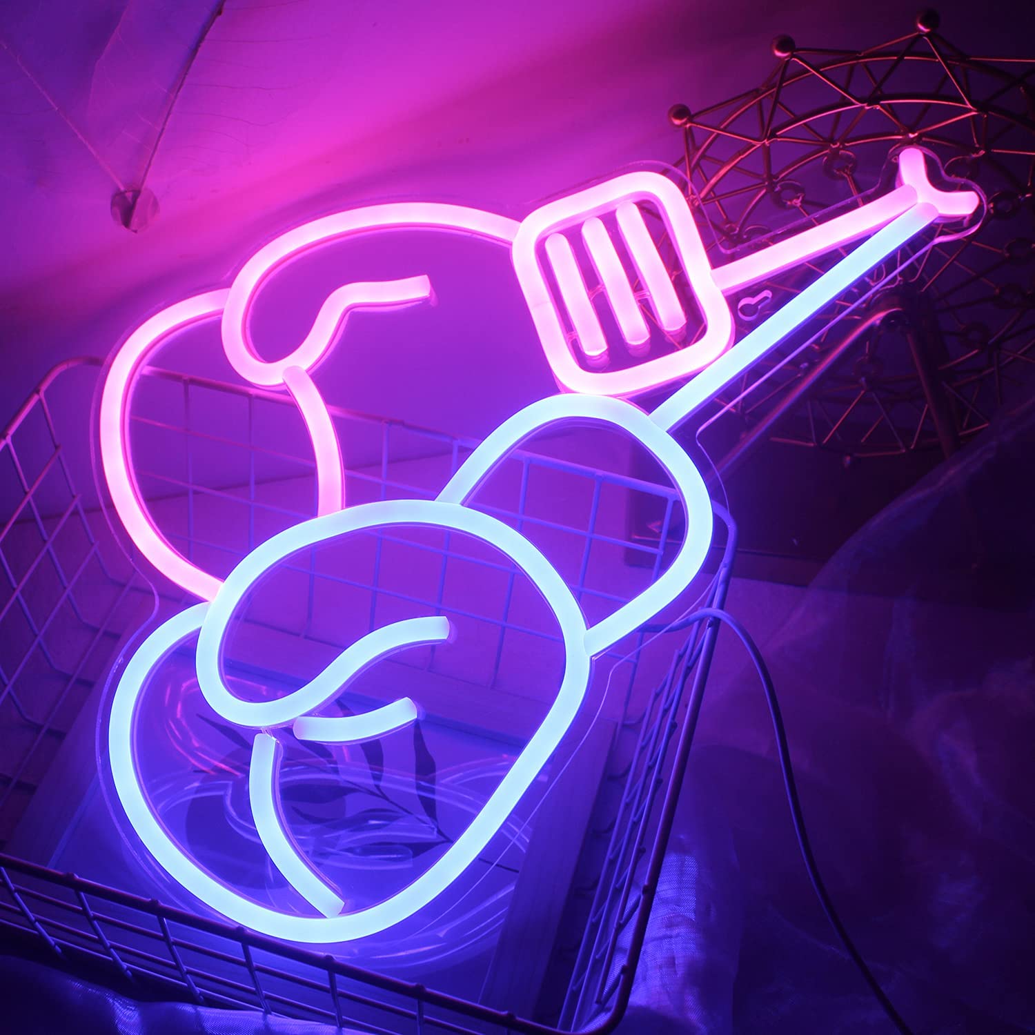 Neon Boxing Gloves Sign Led Light