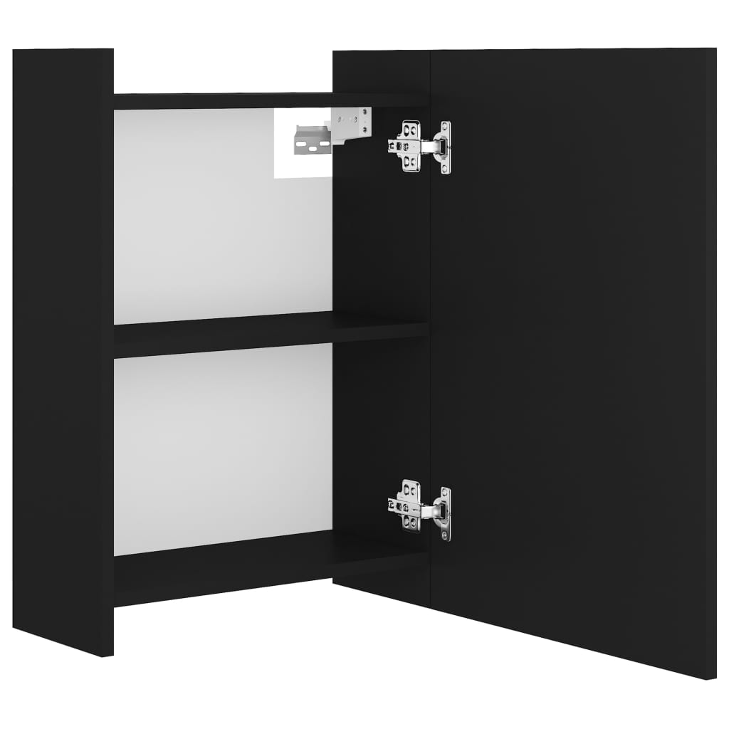 Bathroom Cabinet Wall Mounted Mirrored Storage Cupboard Shelf