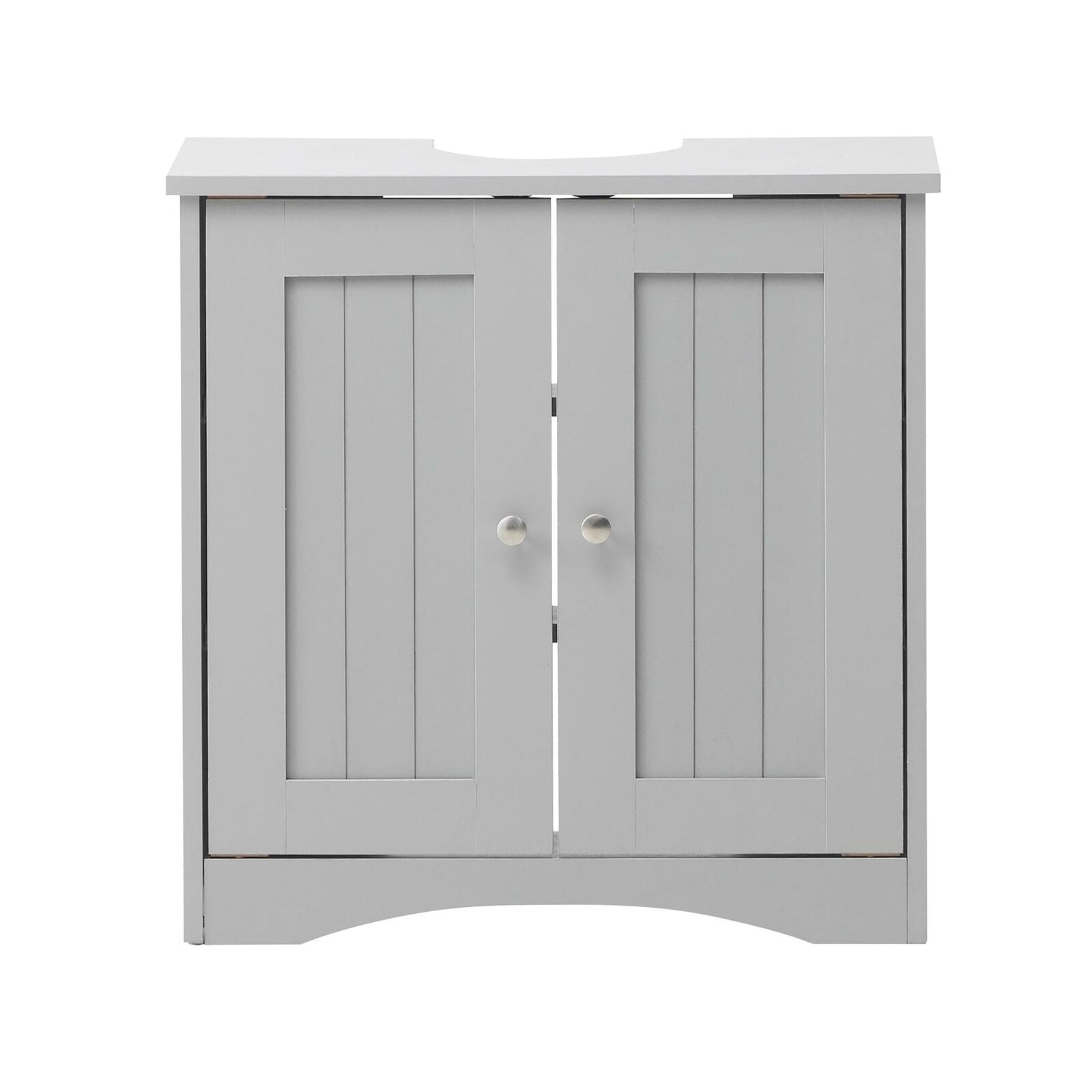 Grey Bathroom Under Sink Cabinet Basin Storage Cupboard Vanity Unit Furniture