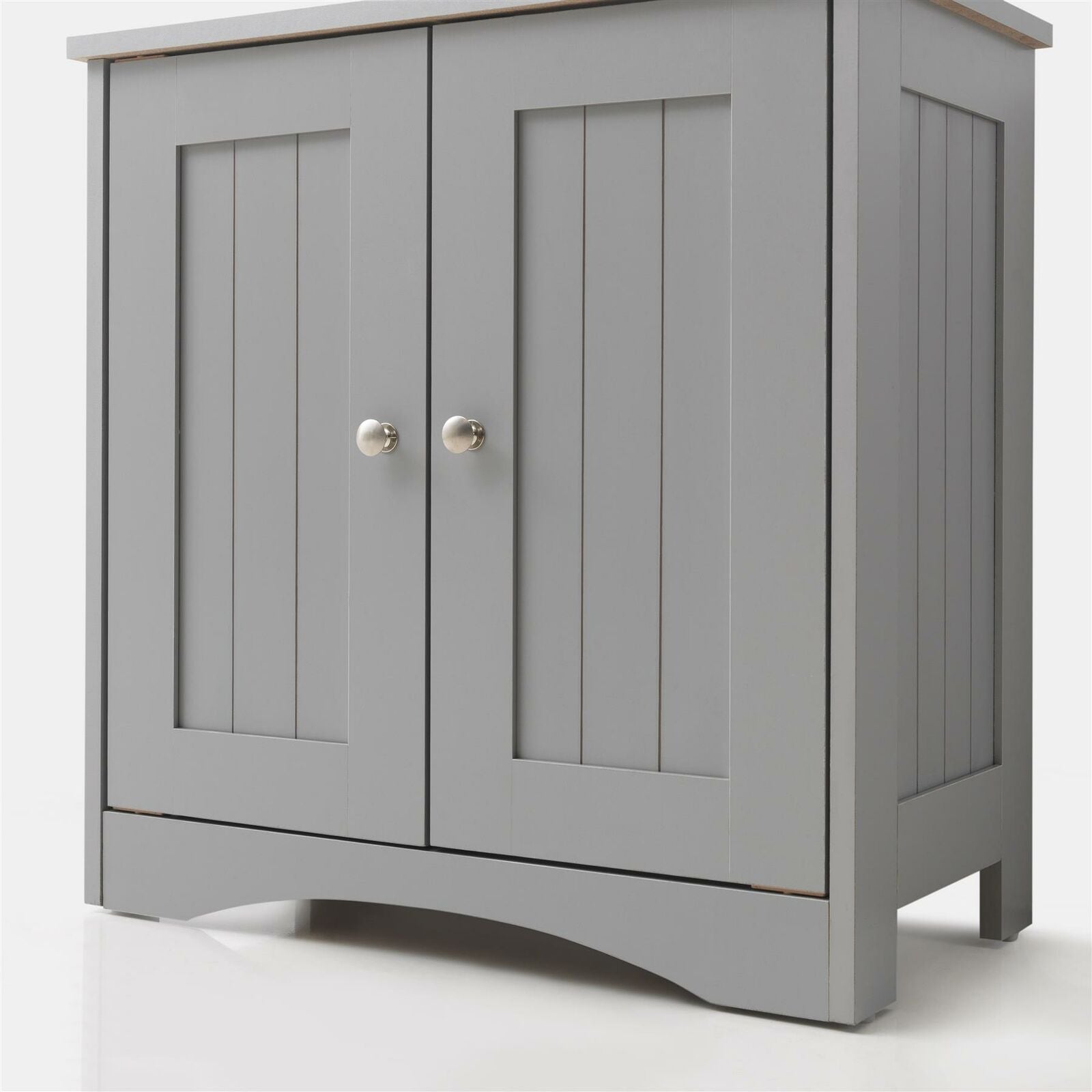 Grey Bathroom Under Sink Cabinet Basin Storage Cupboard Vanity Unit Furniture