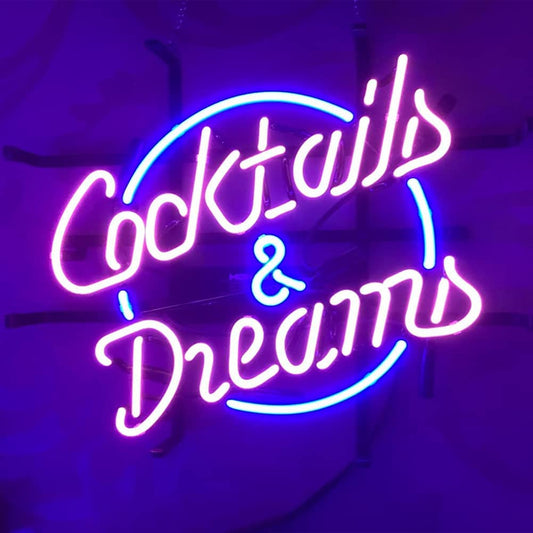 Cocktails And Dreams Neon Sign