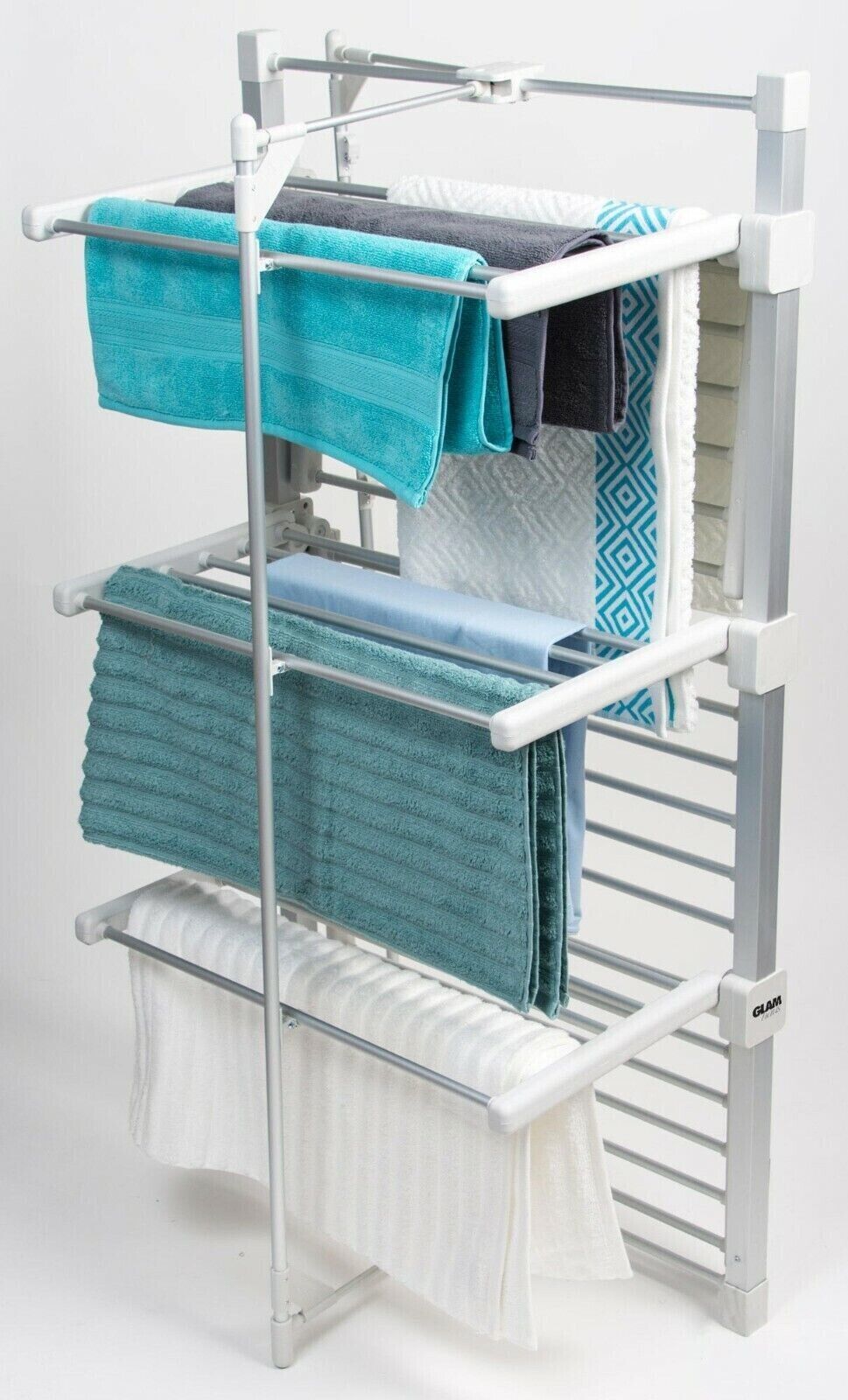 Clothes Airer Heated Dryer & Cover Economic Washing Laundry Tower Folding