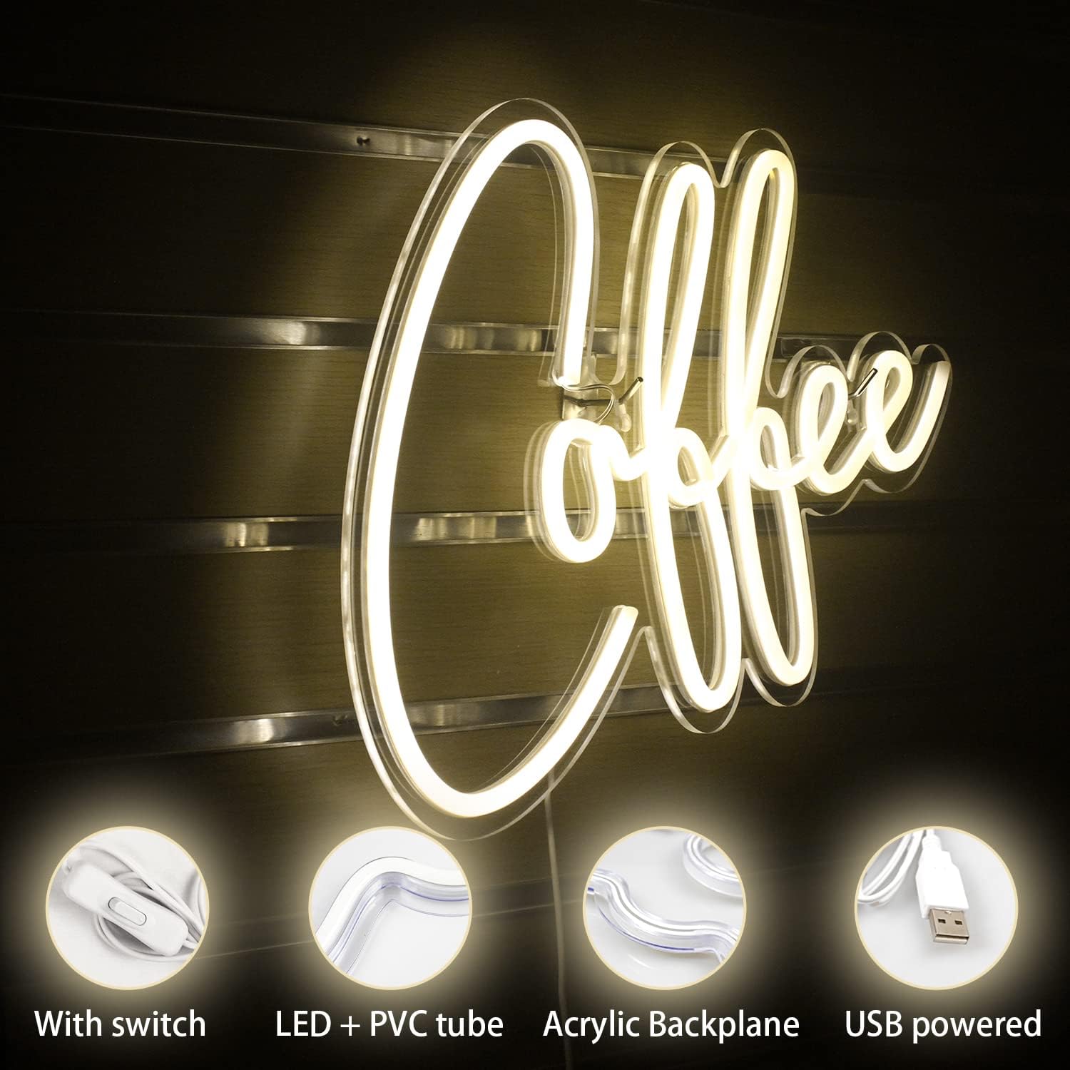 Coffee Neon Signs LED Neon Light