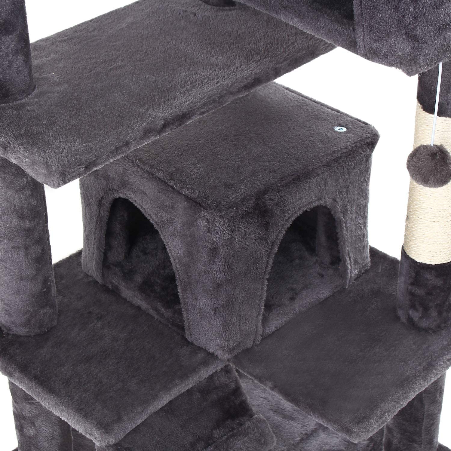 Cat Tree Tower, Cat Condos with Sisal Scratching Posts