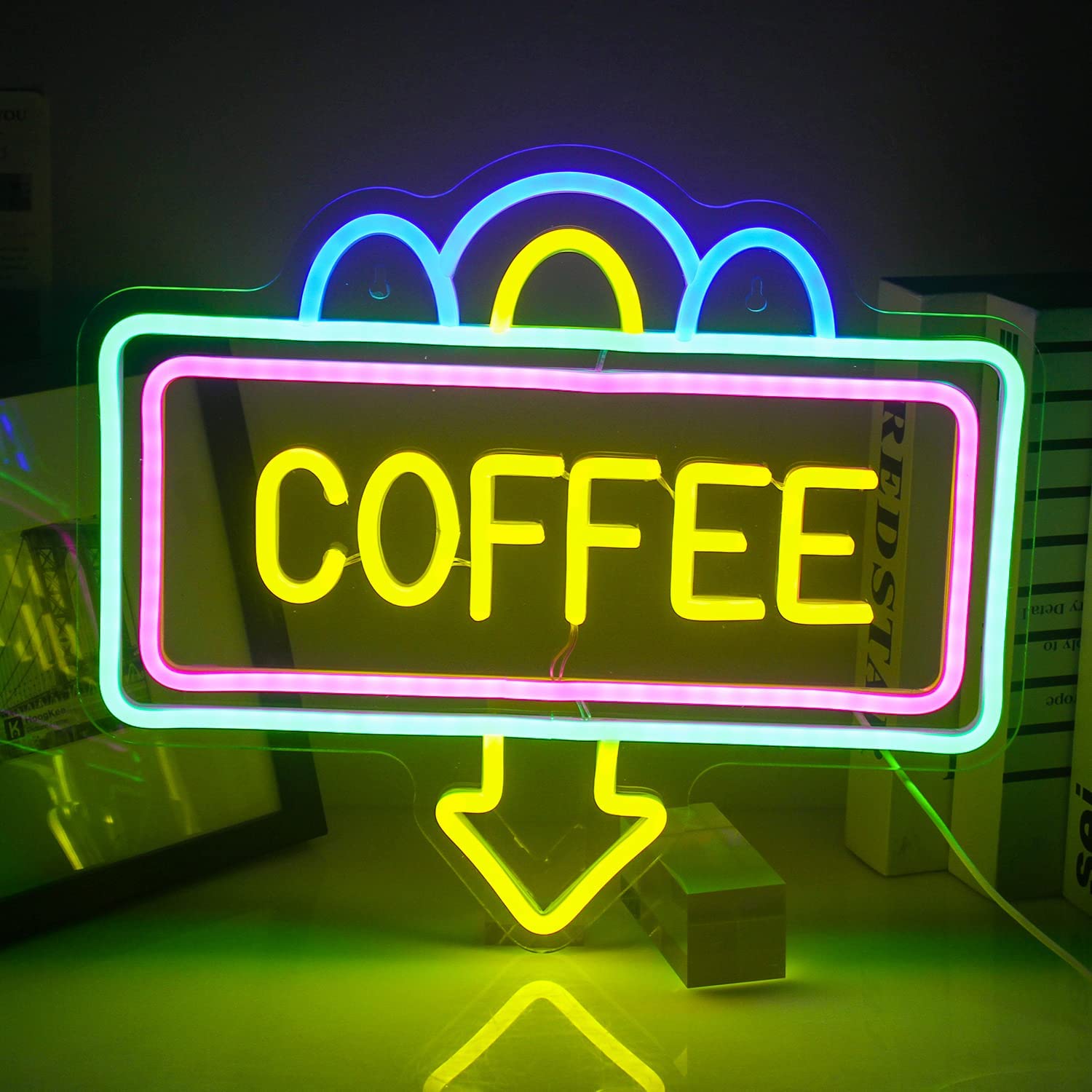 Coffee Neon Sign Cafe Neon Bar Sign Letter LED Sign Neon Sign Coffee