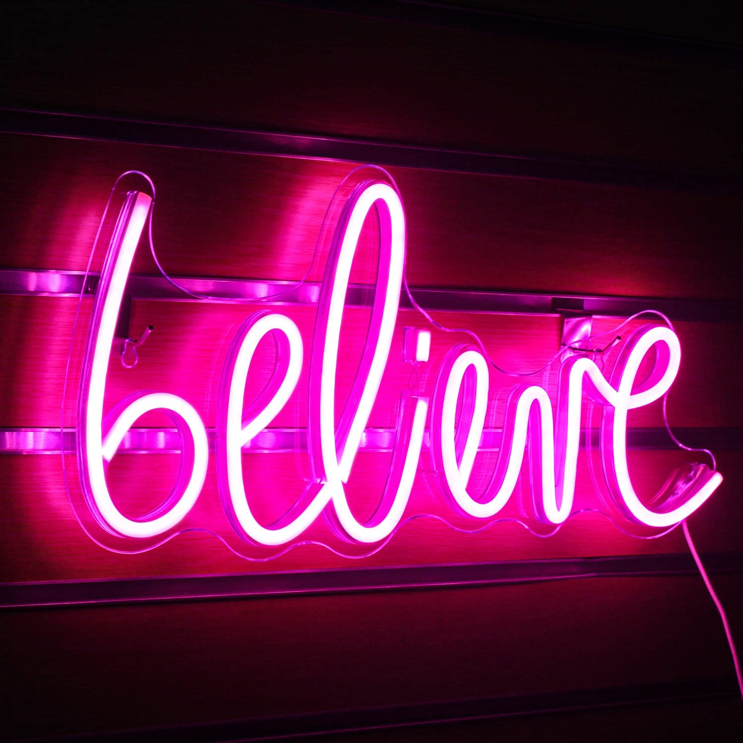 Neon Believe Sign