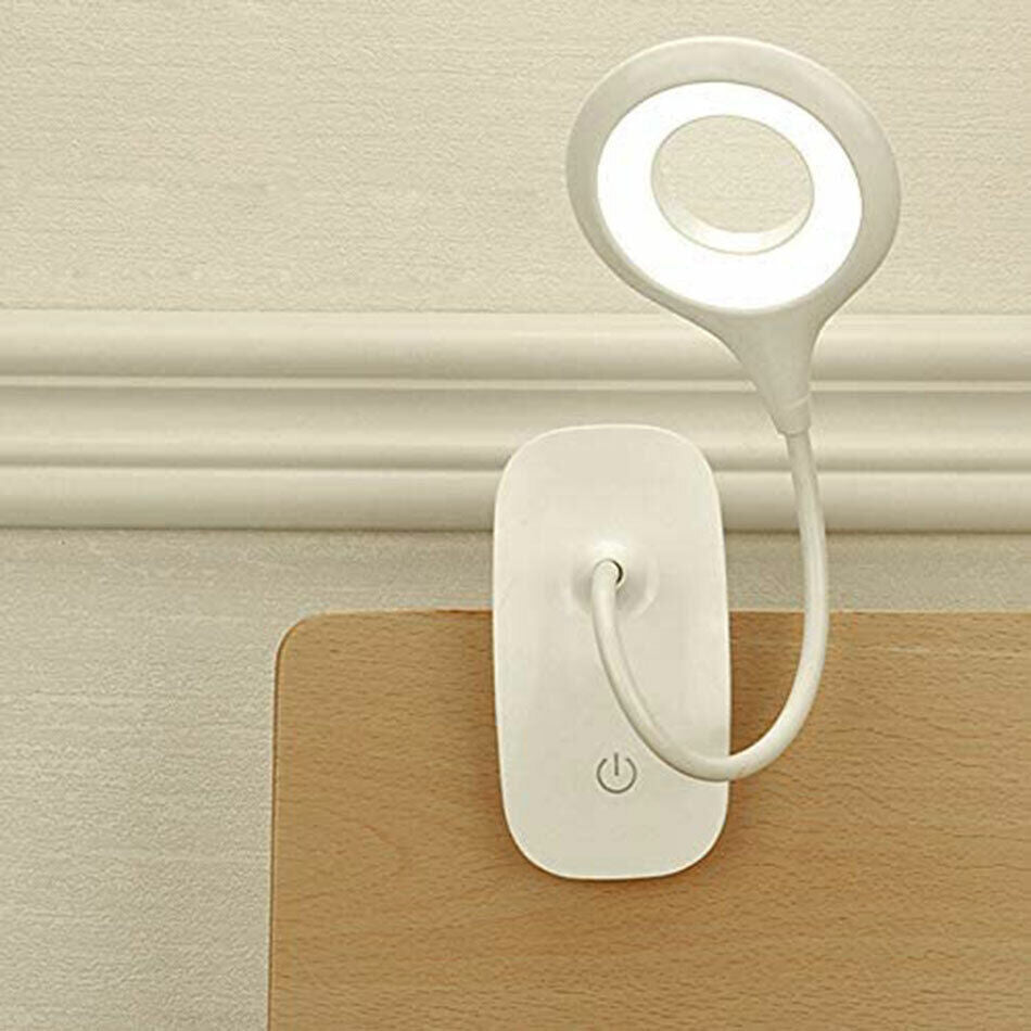 Dimmable USB Rechargeable LED Study Night Light Table Desk Bedside Reading Lamp