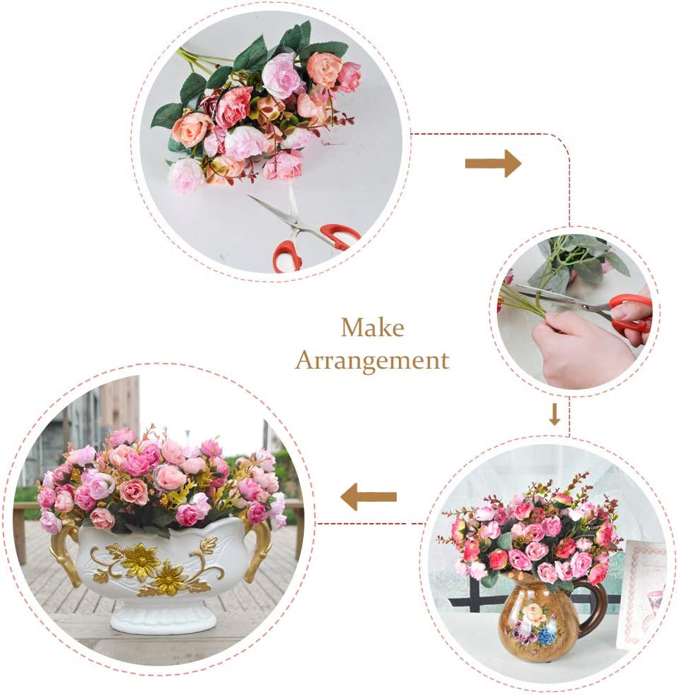 21 Heads Artificial Flower Bouquets