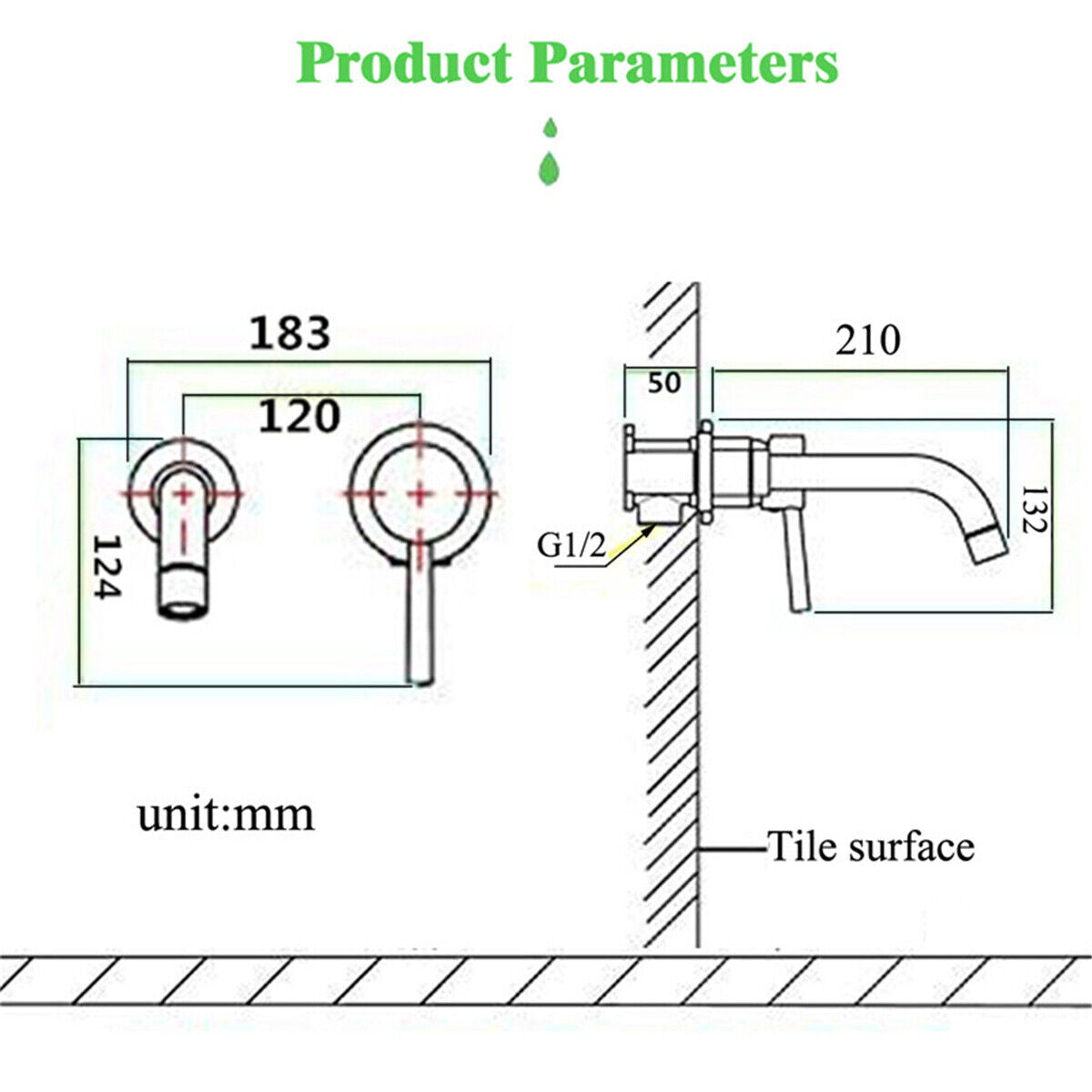 Bathroom Basin Sink Brass Mixer Taps Bathtub Single Lever Swivel Spout Faucet