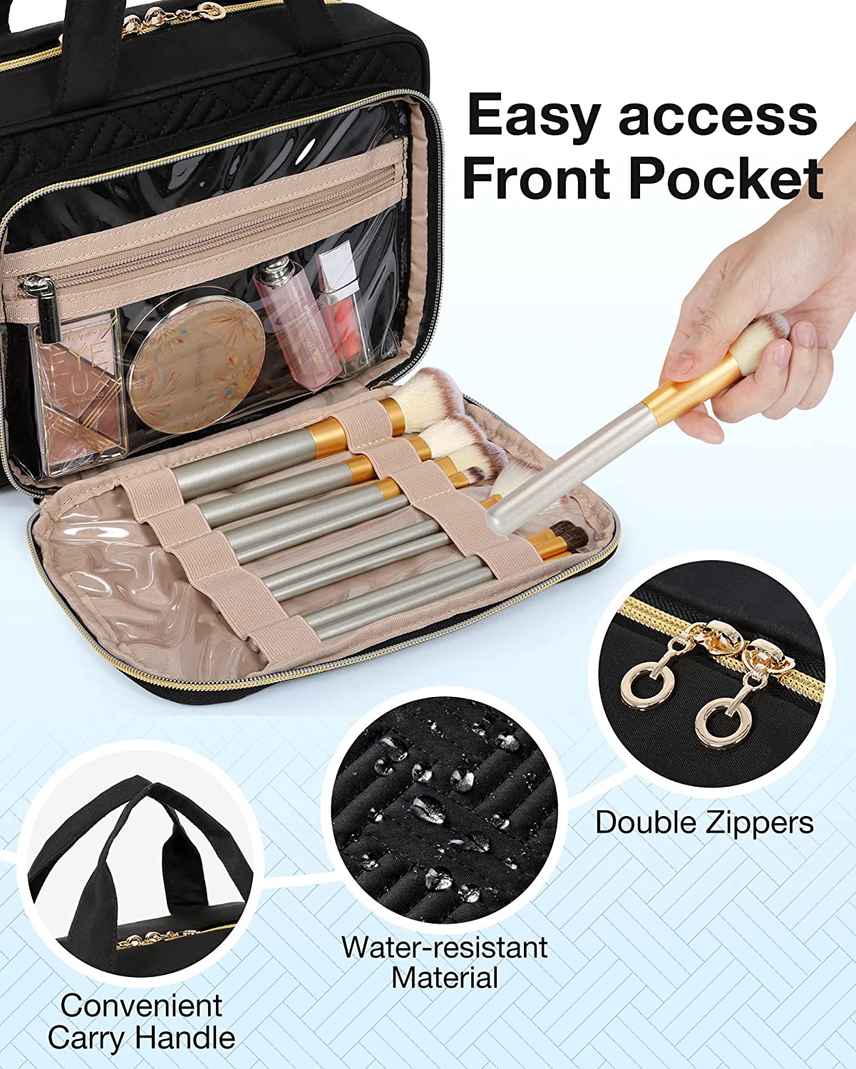 Toiletry Bag Hanging Travel Organizer