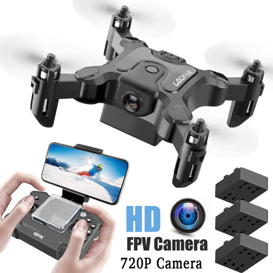 Mini Drone Pro Wifi 720 Camera Wide Angle Foldable RC Quadcopter