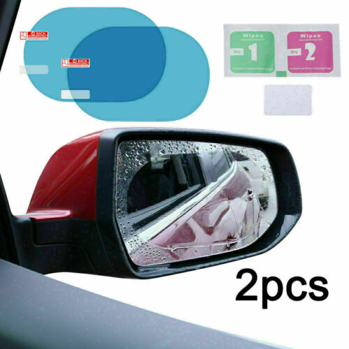 2PCS Car Rear view Mirror Film Rainproof Anti-Fog