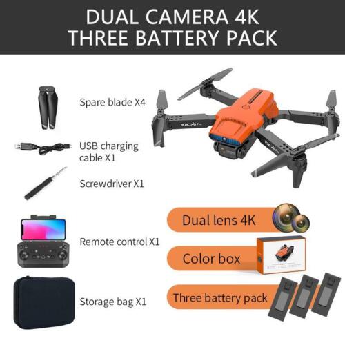 2023 Drone RC Drones Pro 4K HD Camera GPS WIFI FPV Quadcopter Foldable Bag Gifts