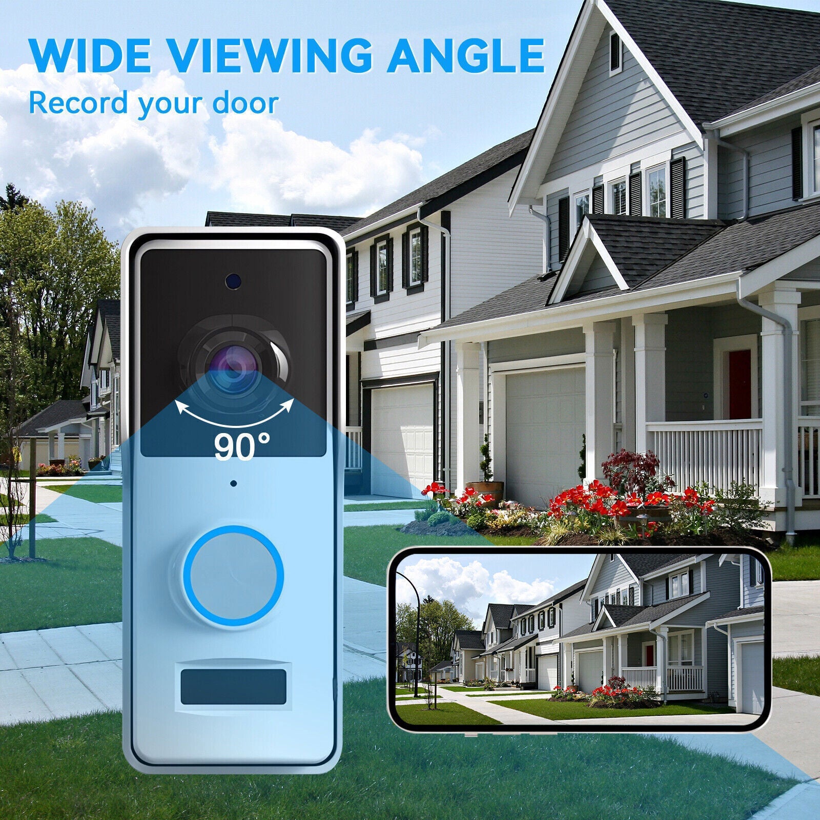 Ring Video Doorbell HD video Wireless Doorbell Advanced Motion Detection Camera