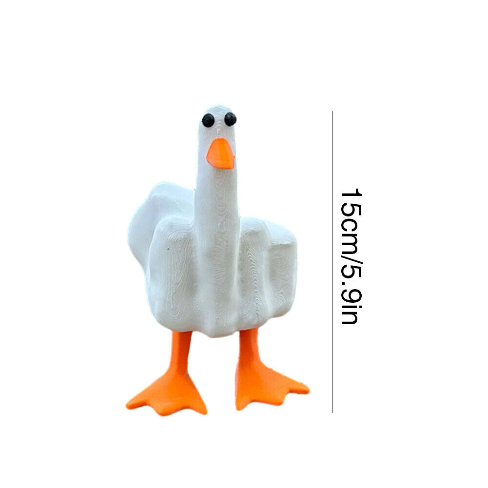 Duck You Resin Duck Figurine Ornament Little Duck Figurine Yard Art Decor UK