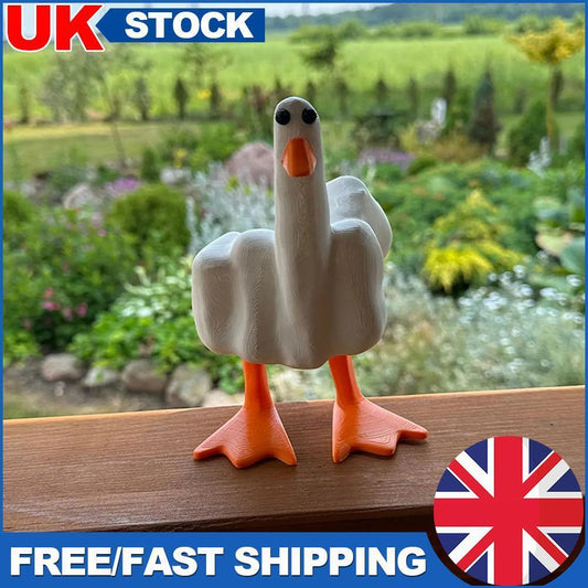 Duck You Resin Duck Figurine Ornament Little Duck Figurine Yard Art Decor UK