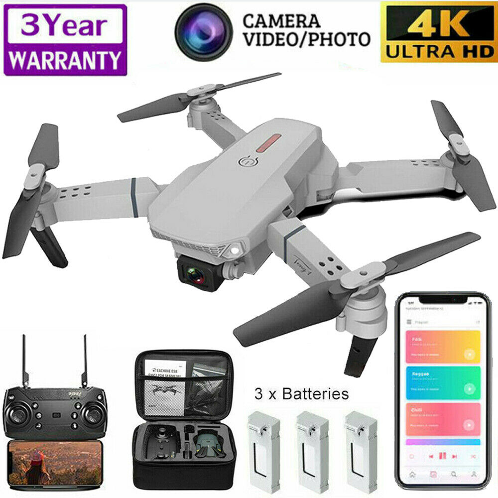 Drone X Pro WIFI FPV 4K HD Camera Grey