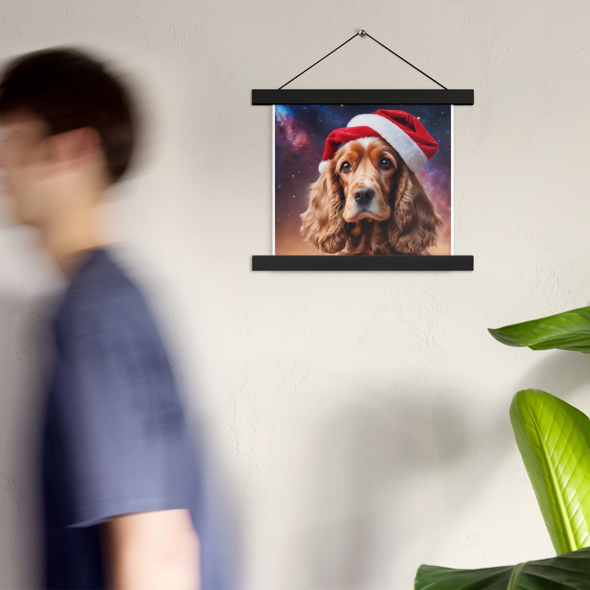 Cocker Spaniel Dog Poster with hangers