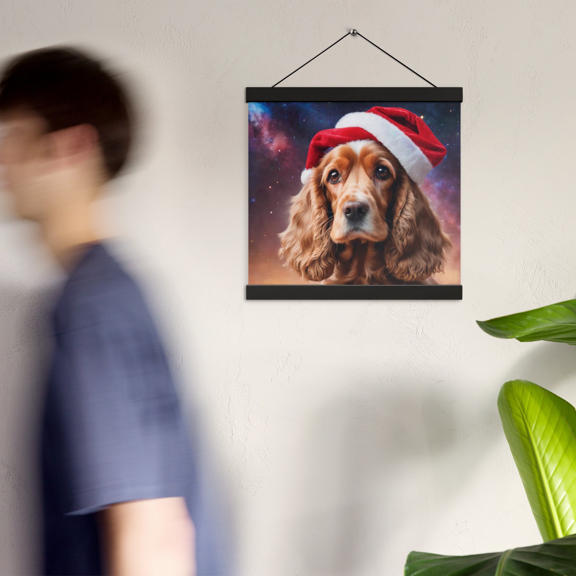 Cocker Spaniel Dog Poster with hangers