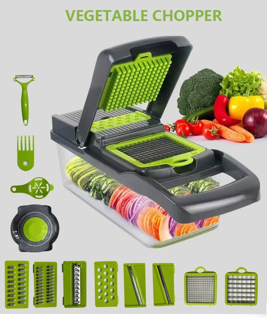 14 in 1 Food Vegetable Slicer Salad Fruit Peeler Cutter Dicer Chopper