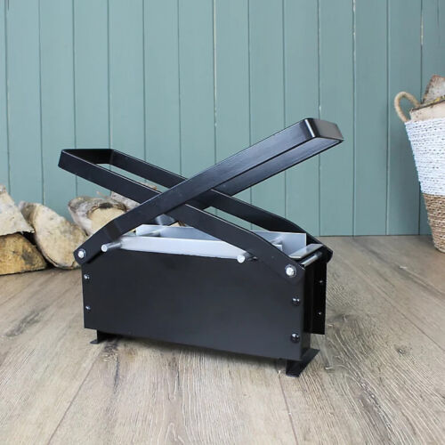 Black Log Briquette Maker Eco Friendly Paper Brick Fire Block Recycling Press