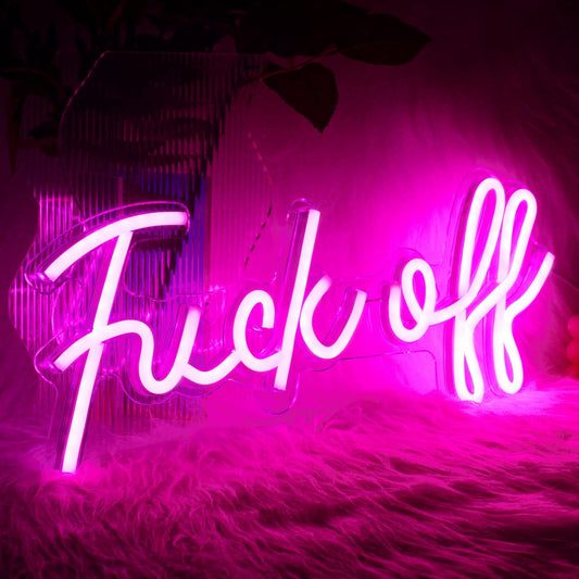 Neon Sign Pink Word LED Neon Wall Light Signs Acrylic USB Neon Lights for Bedroom