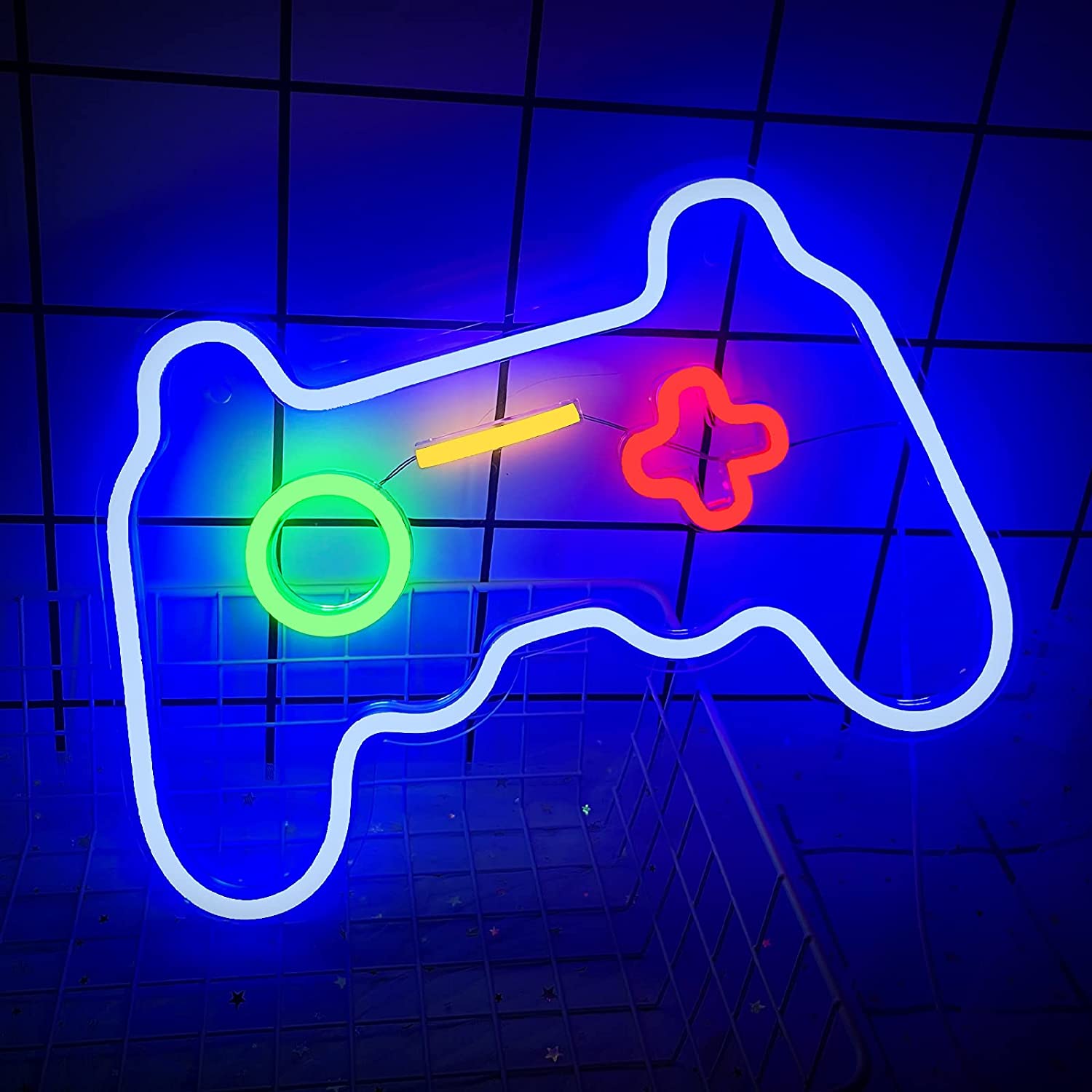 Neon Game Controller Sign