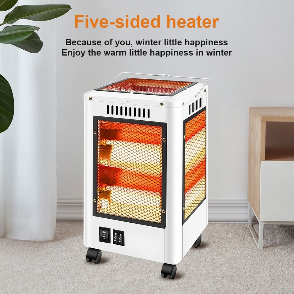 2700W Electric Heater Space Heater for Bedroom Office Indoor With Wheel Portable