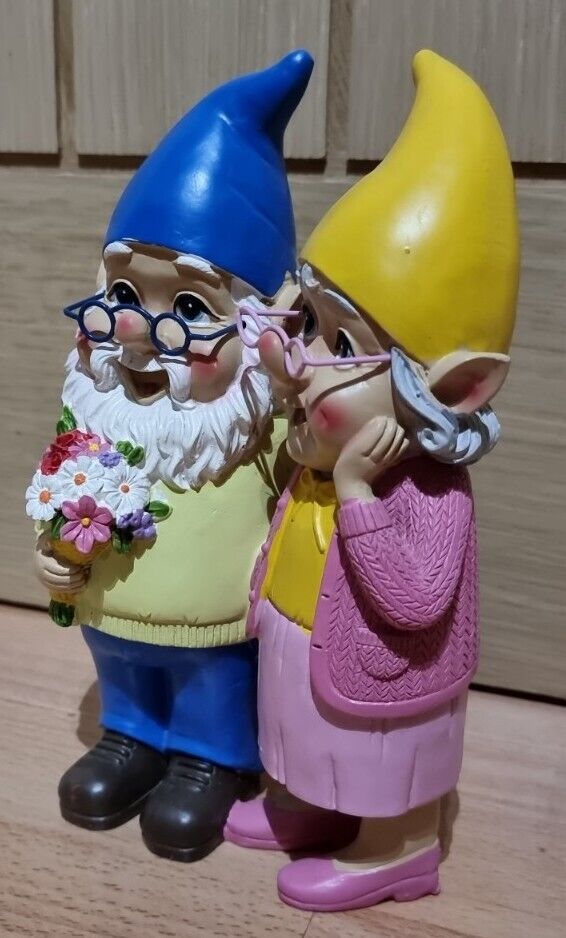 Mini grandparents Gnome Outdoor Home Garden Patio Decor Ornament