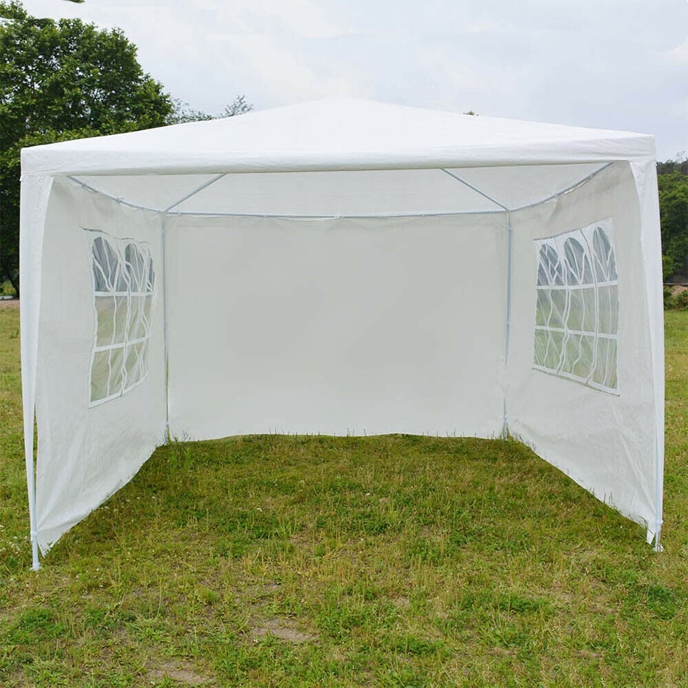 3 x 3M Gazebo With Sides Waterproof Garden Heavy Duty Canopy Marquee Party Tent