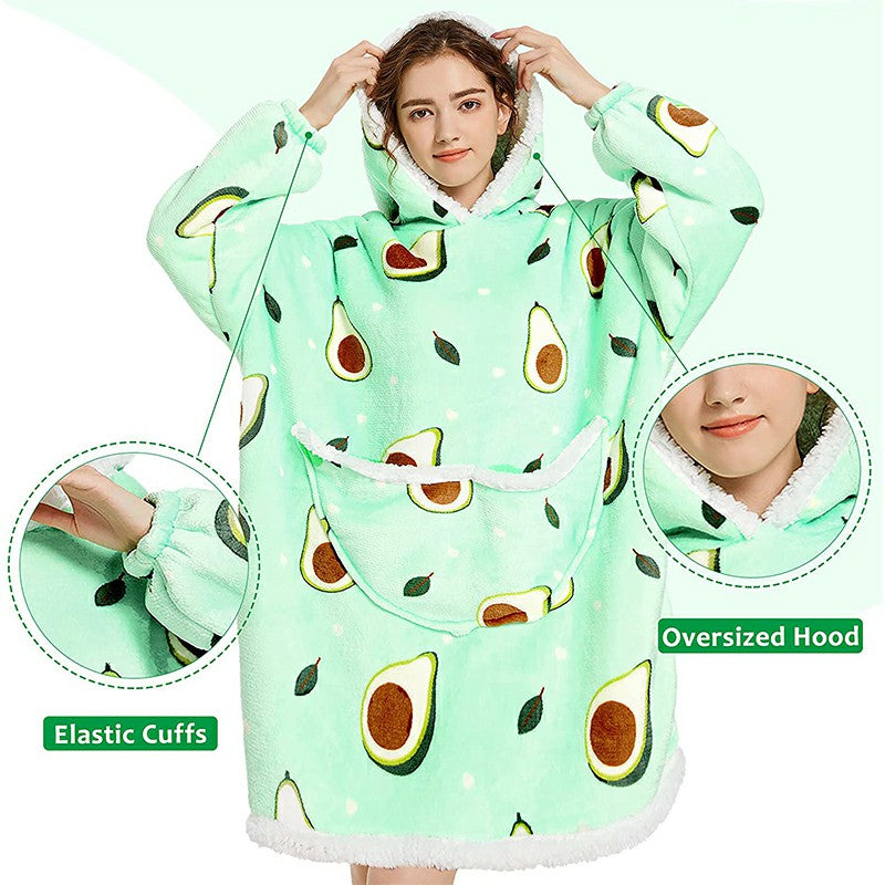 Oversized Lounge Hoodie Blanket