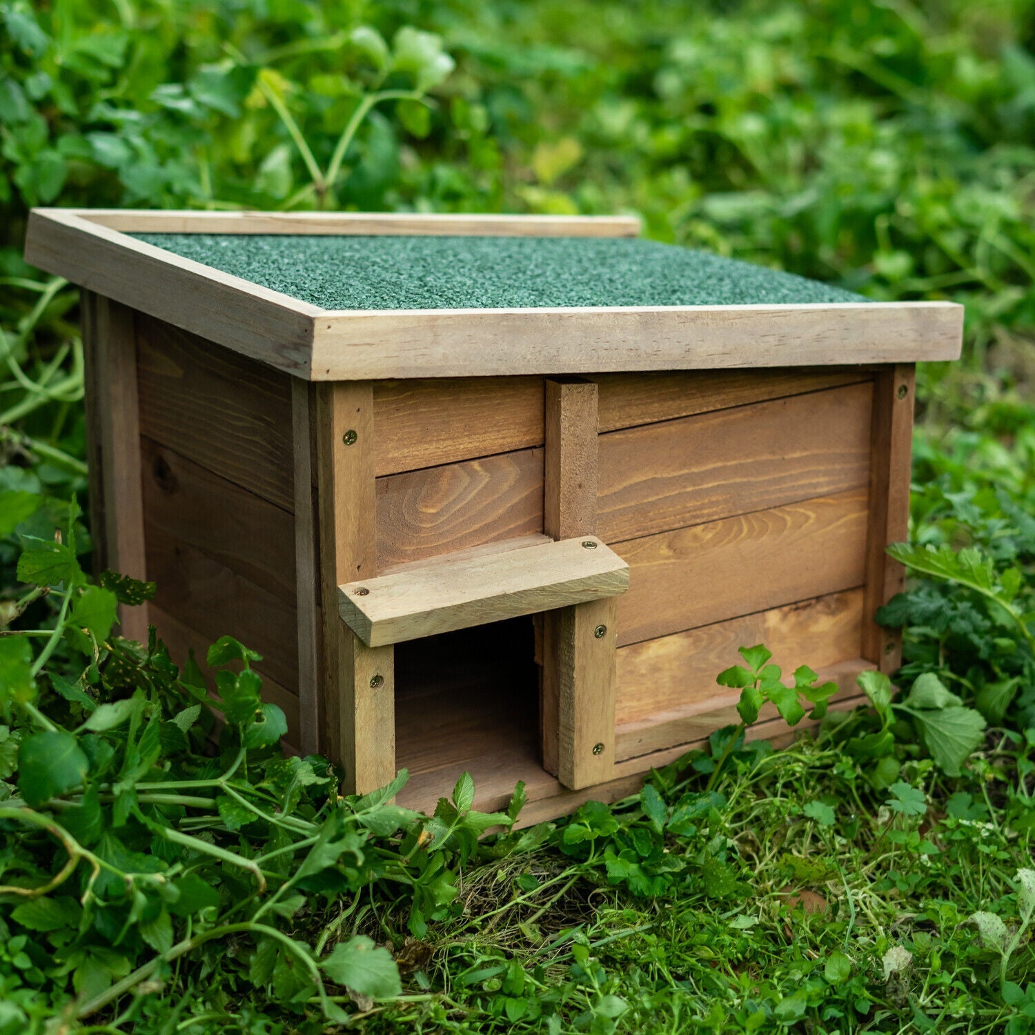 Woodside Hedgehog House & Hibernation Shelter, Predator Proof Outdoor Habitat