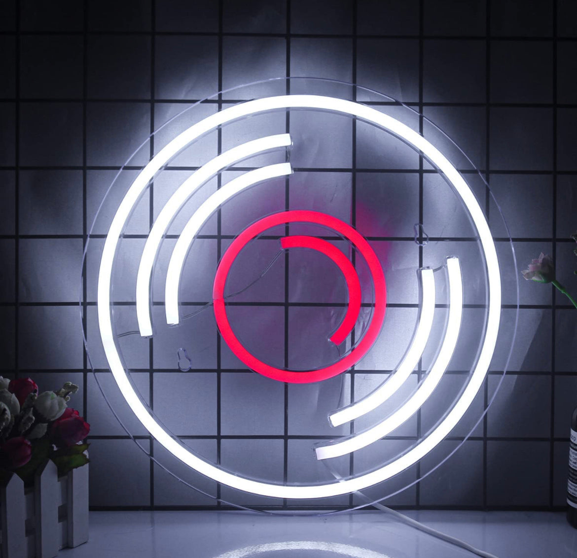 Neon record light