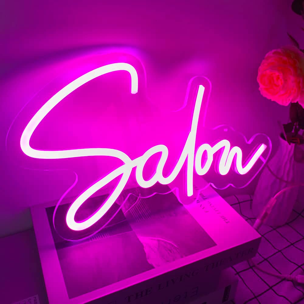 Neon Salon Sign