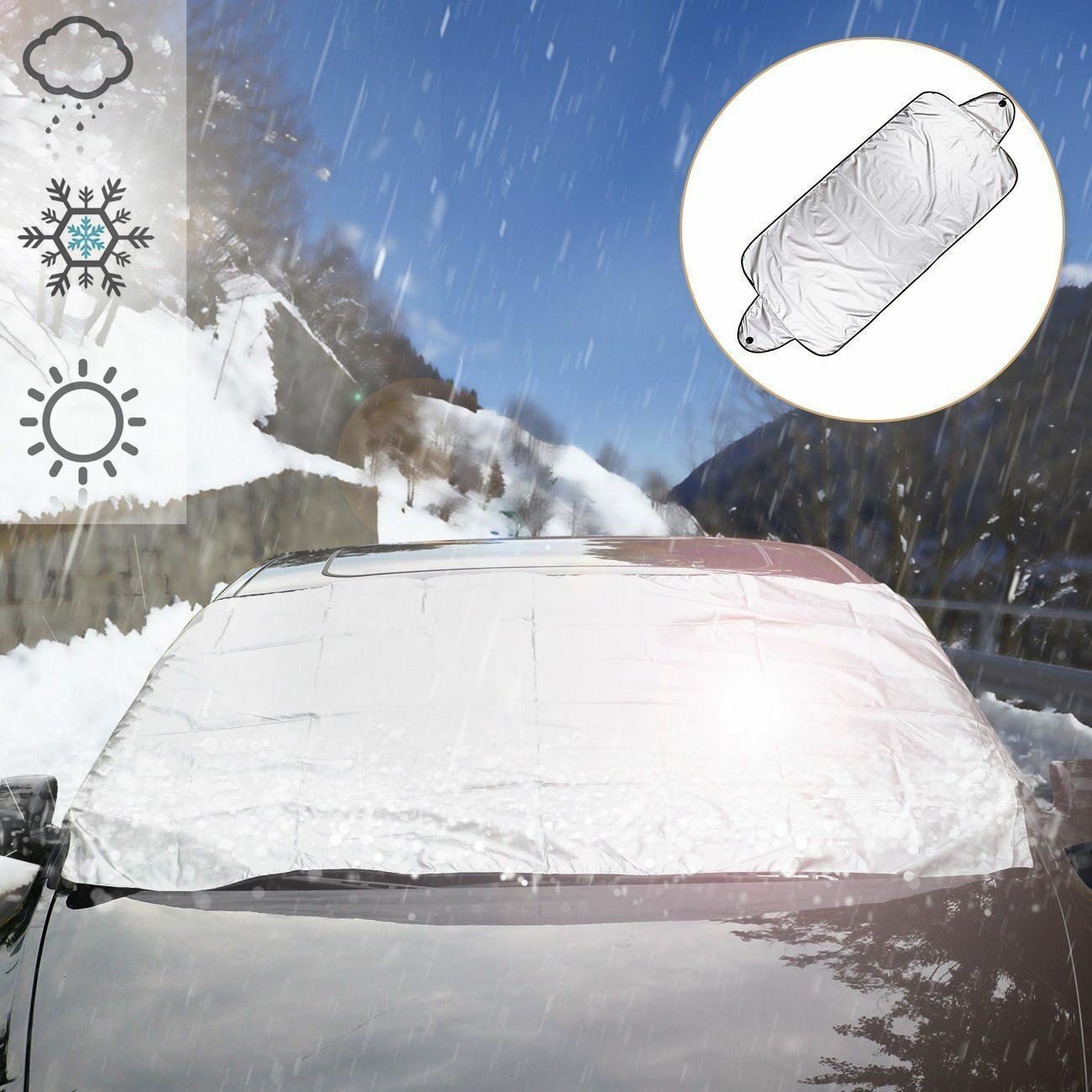 Car Windscreen Windshield Frost Cover Ice Snow Shield Window Mirror Protector