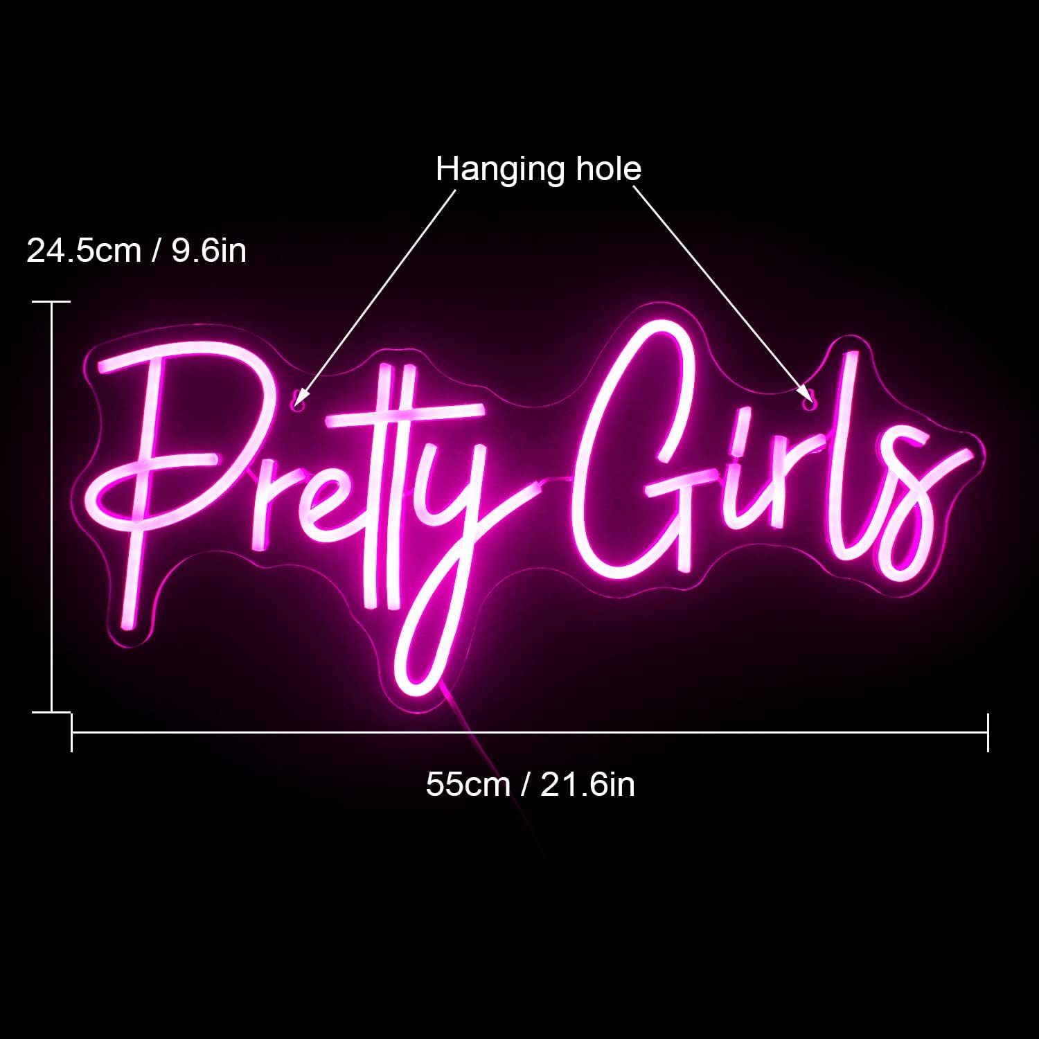 Neon Pretty Girls Sign