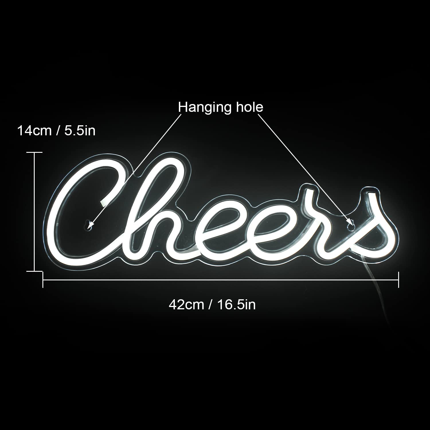 Neon Cheers Sign