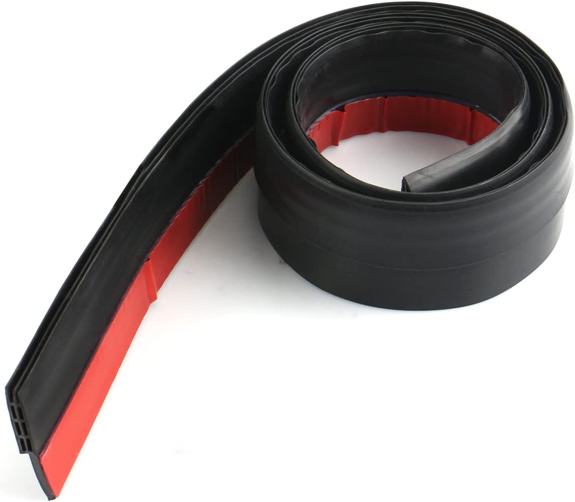 Adhesive Under Door Sweep Weather Stripping Soundproof Rubber Bottom Seal Strip Draft Stopper Draught Excluder, 39