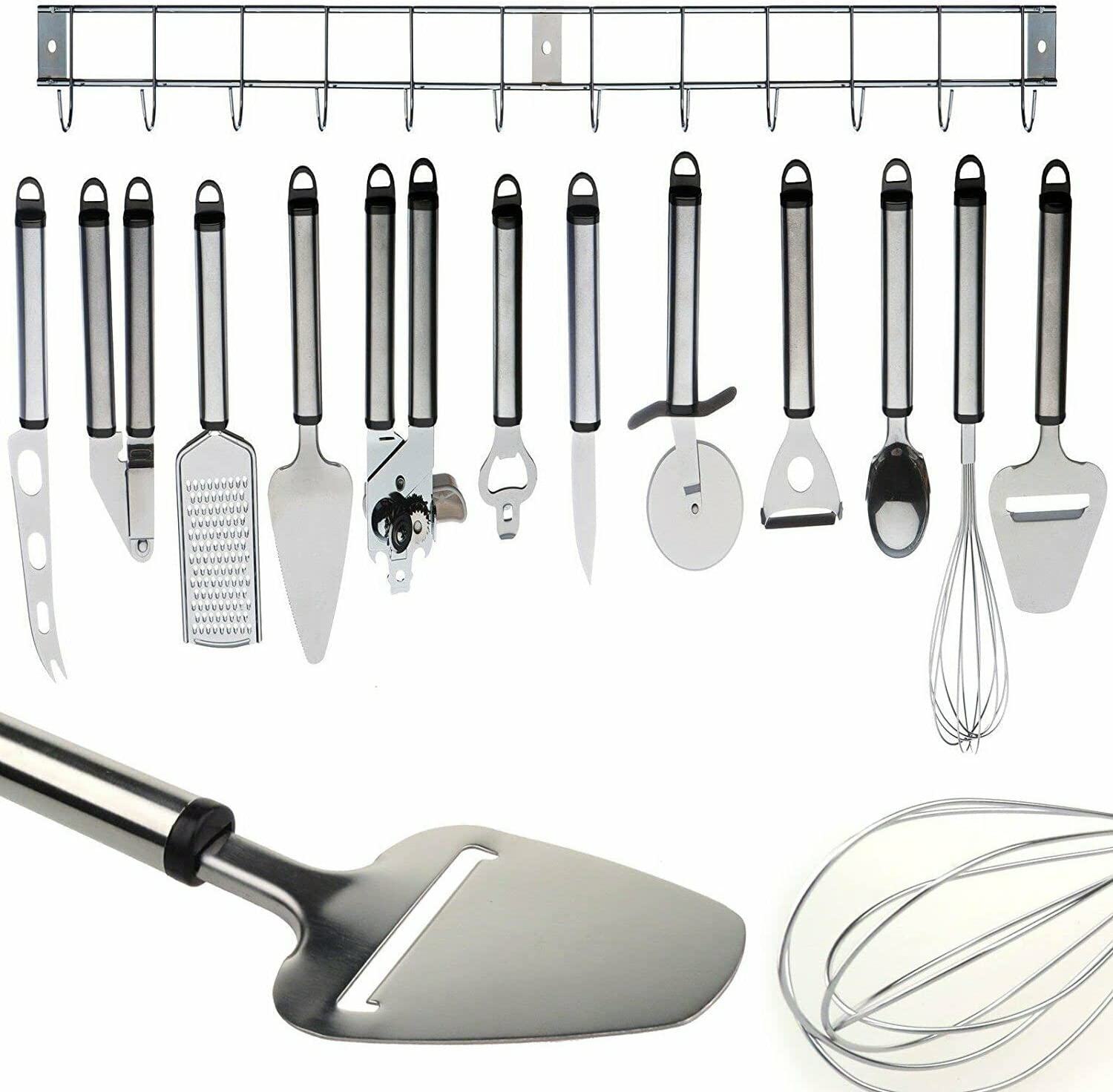 12 Piece Cooking Utensil Set, Stainless Steel Kitchen Gadgets Tools