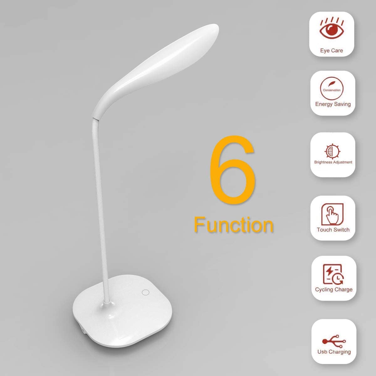 Desk Lamp, USB Portable Eye-Care LED Desk lamp