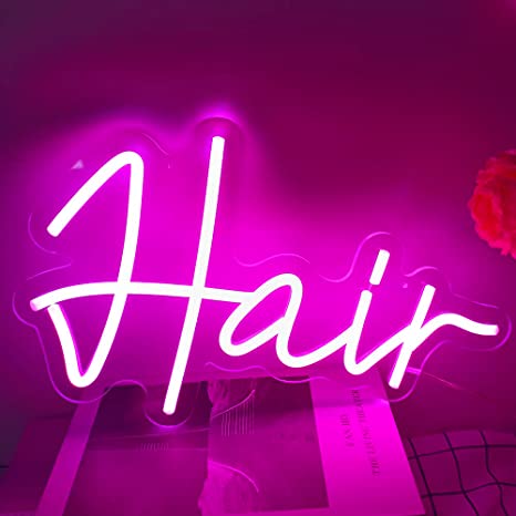 Neon Hair Sign