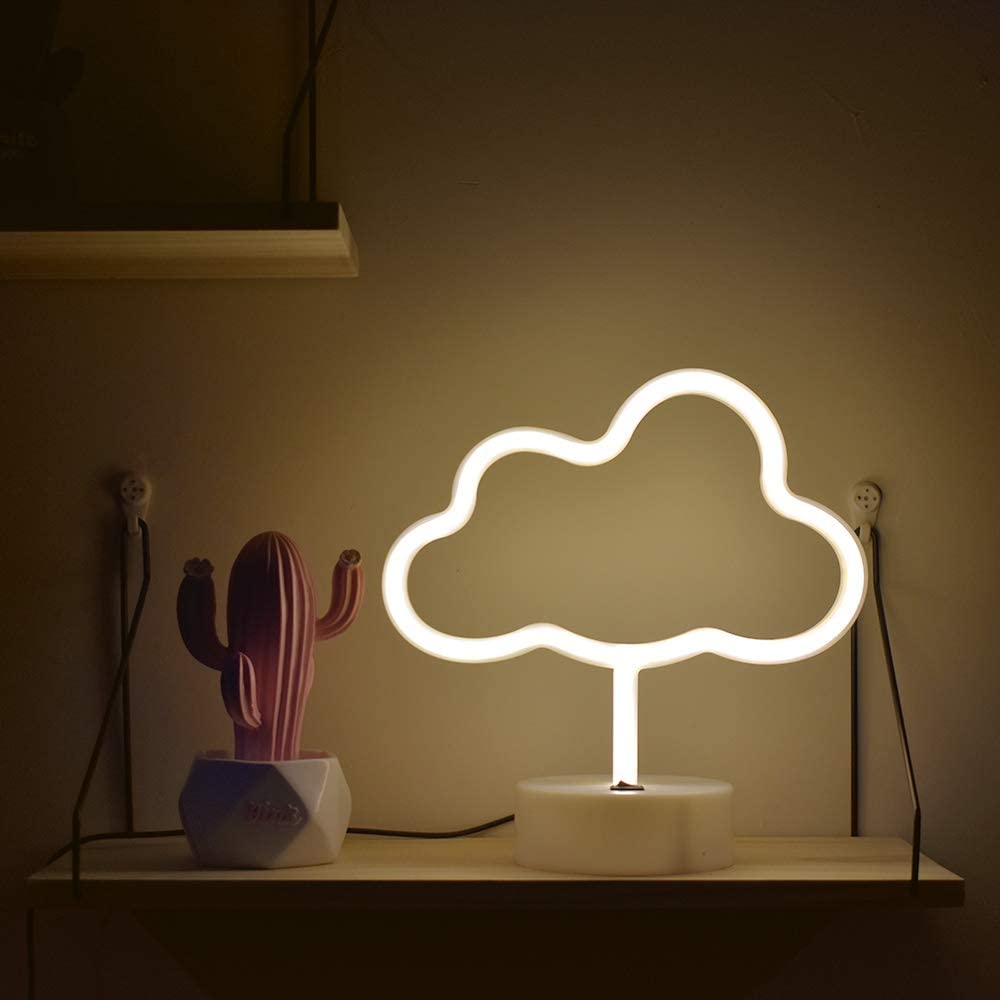 Neon Cloud Table Lamp