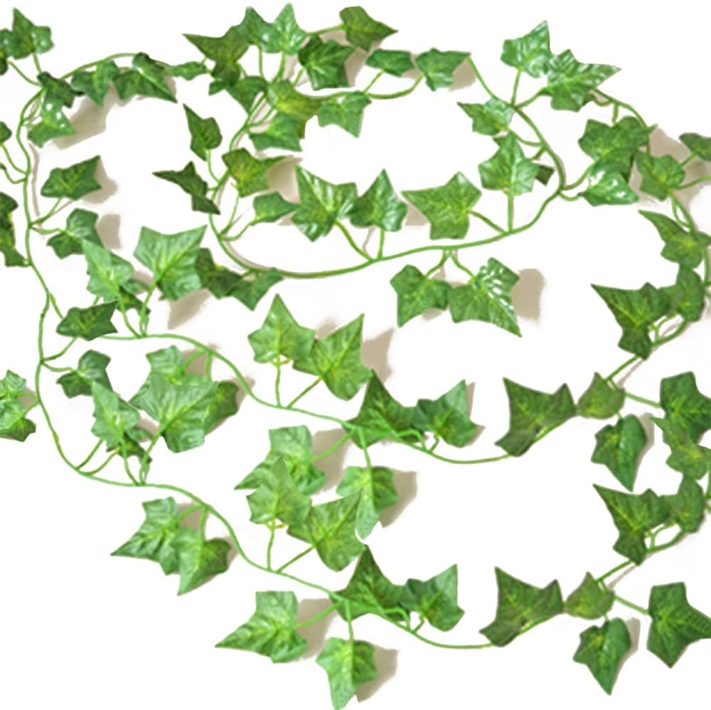 12 Pack Artificial Ivy Fake Vines for Bedroom Aesthetic